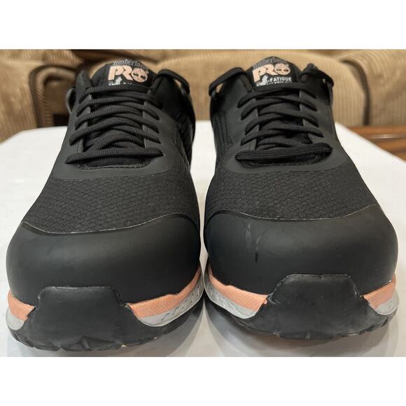 Timberland Pro Women's DRIVETRAIN COMPOSITE SAFETY‎ TOE Black Work Shoes Size 9 - Picture 7 of 9